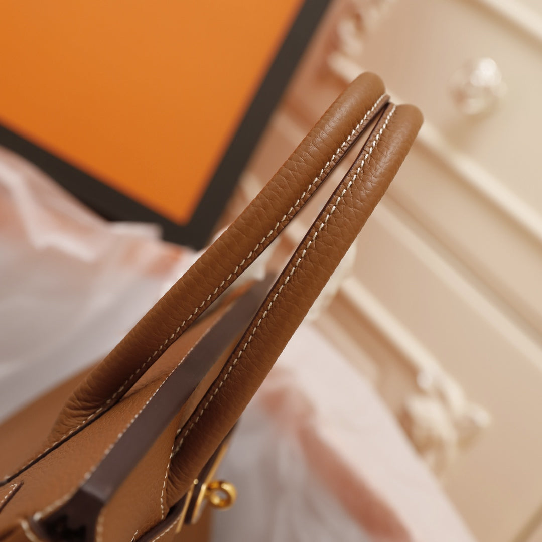 Hermes Birkin Bag 35 Brown Togo Gold Hardware