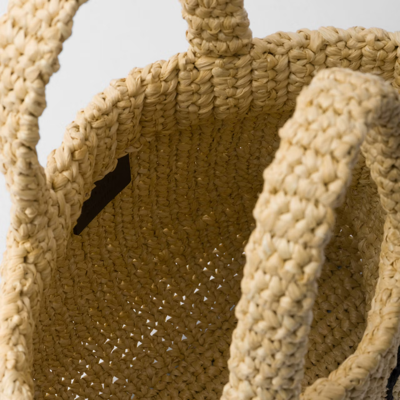 Prada Small Crochet Logo Tote Bag 24cm