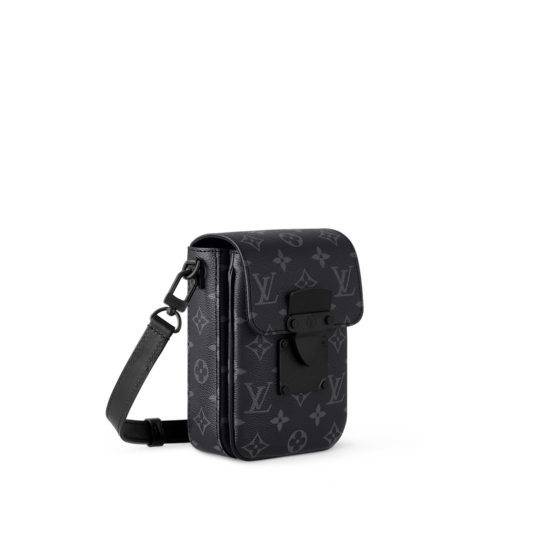 Louis Vuitton S-Lock Vertical Wearable Wallet Black 18Cm