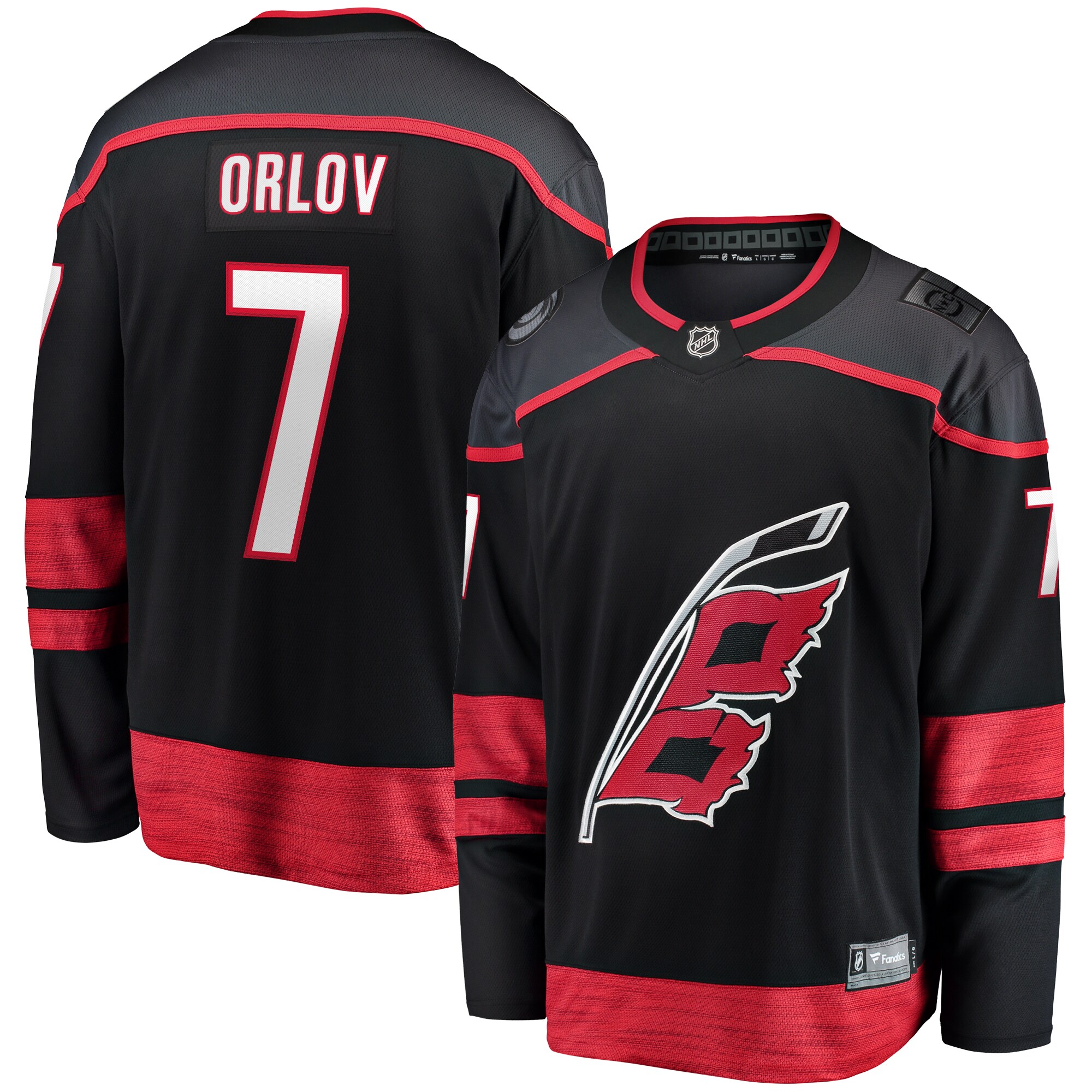 Dmitry Orlov Carolina Hurricanes Fanatics Home Breakaway Jersey – Black