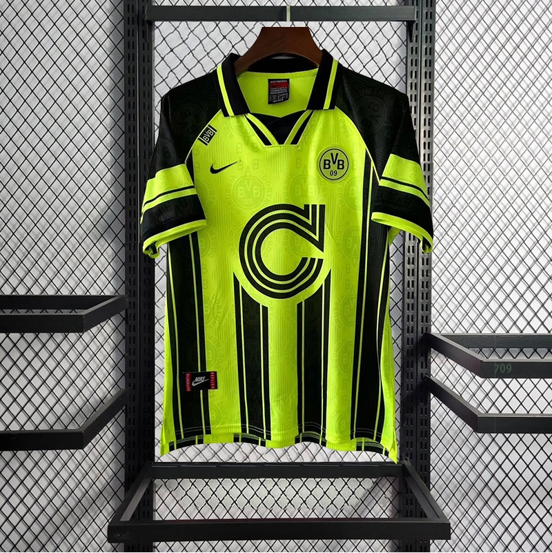 Retro 1995 Dortmund home Football jersey retro
