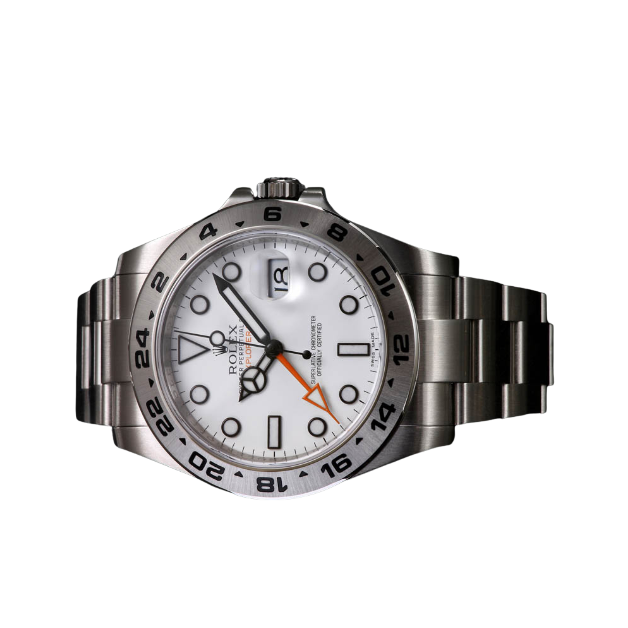 [SUPER CLONE] Rolex Explorer II Oyster 42 mm Oystersteel Reference 226570 White Dial