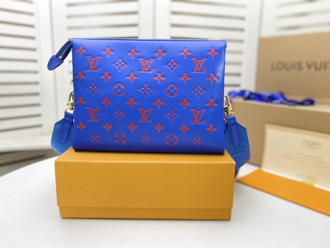 Louis Vuitton Coussin Blue Red 26Cm