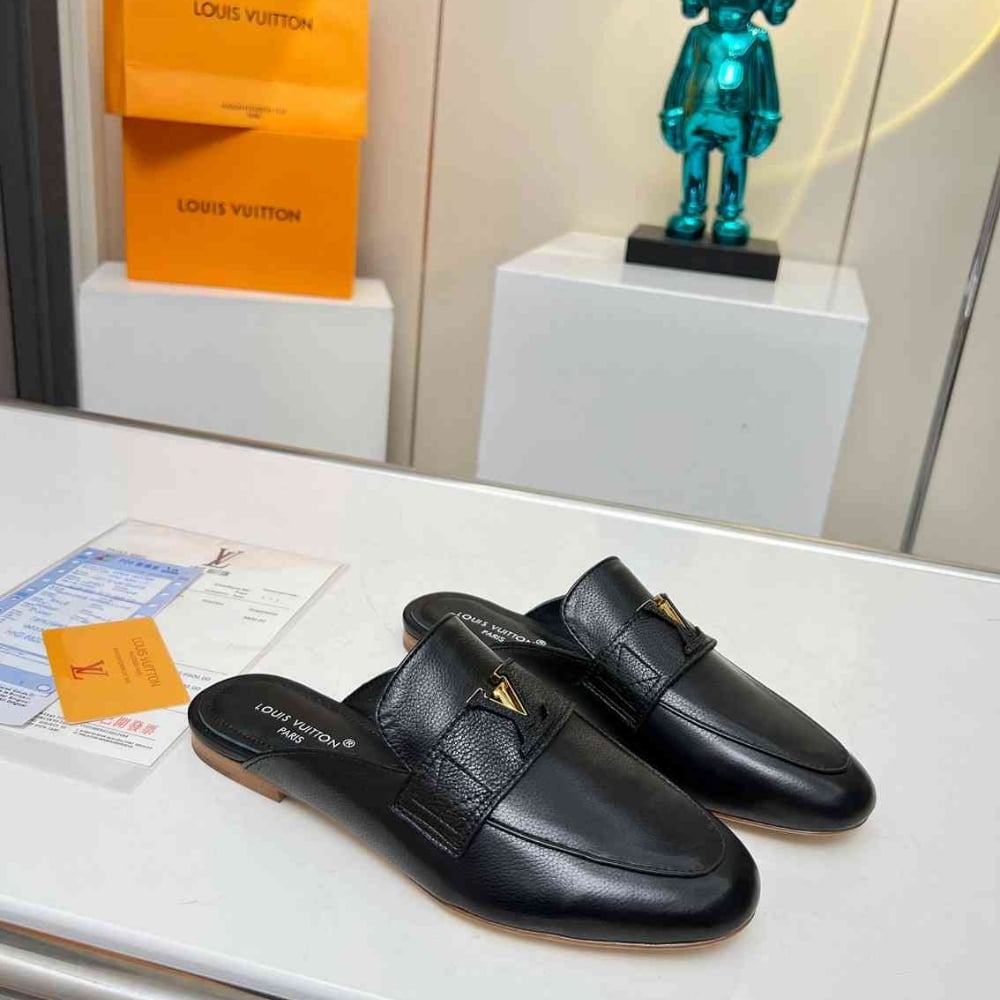 Louis Vuitton Mare Open Back Loafer Noir 1Ach5W
