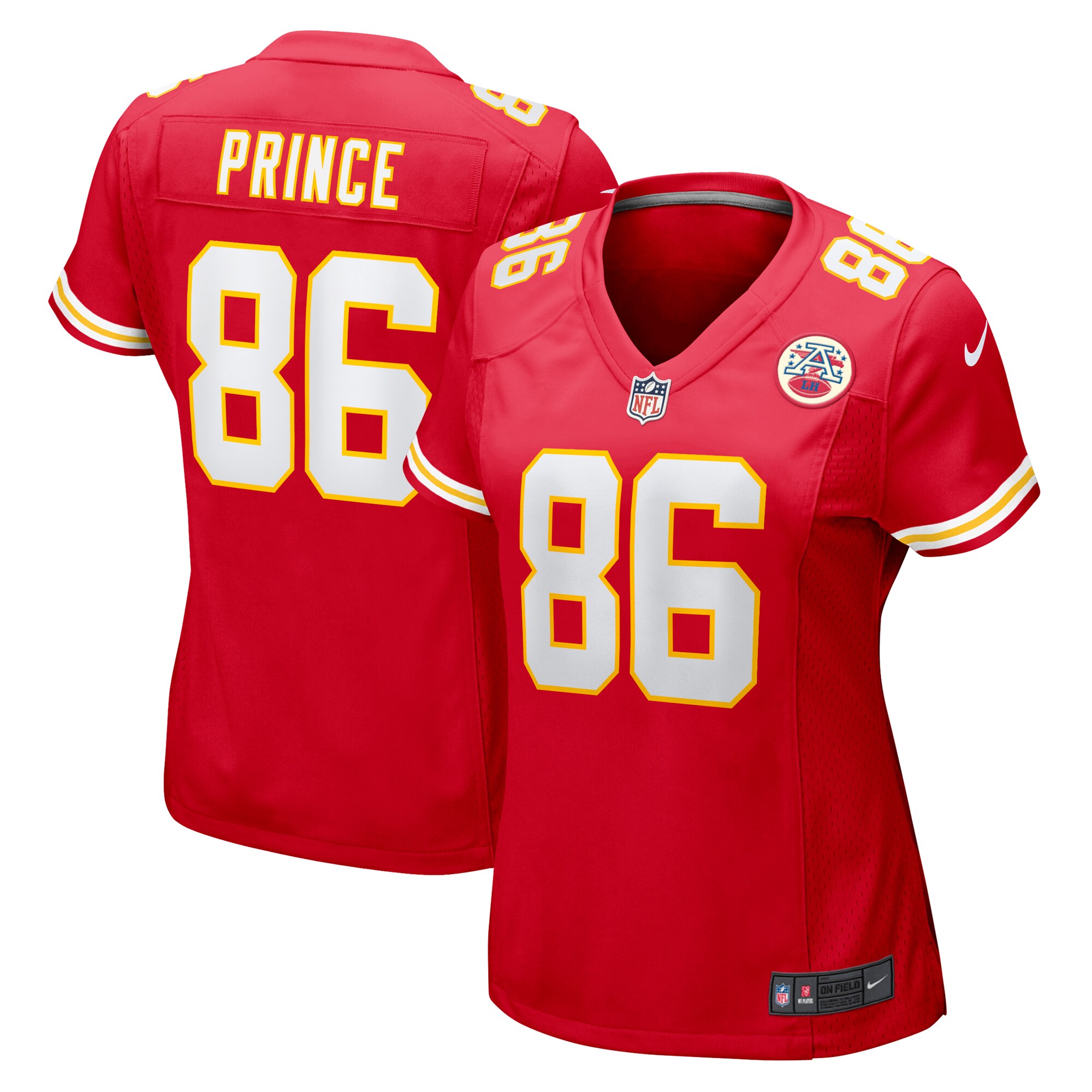 Gerrit Prince Kansas City Chiefs Nike Women's Team Game Jersey -  Red