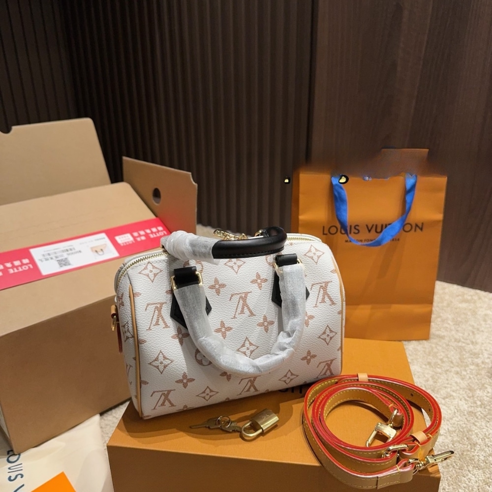 Louis Vuitton Speedy Bandoulière 20 Monogram Dune Coated Canvas 20cm M46906