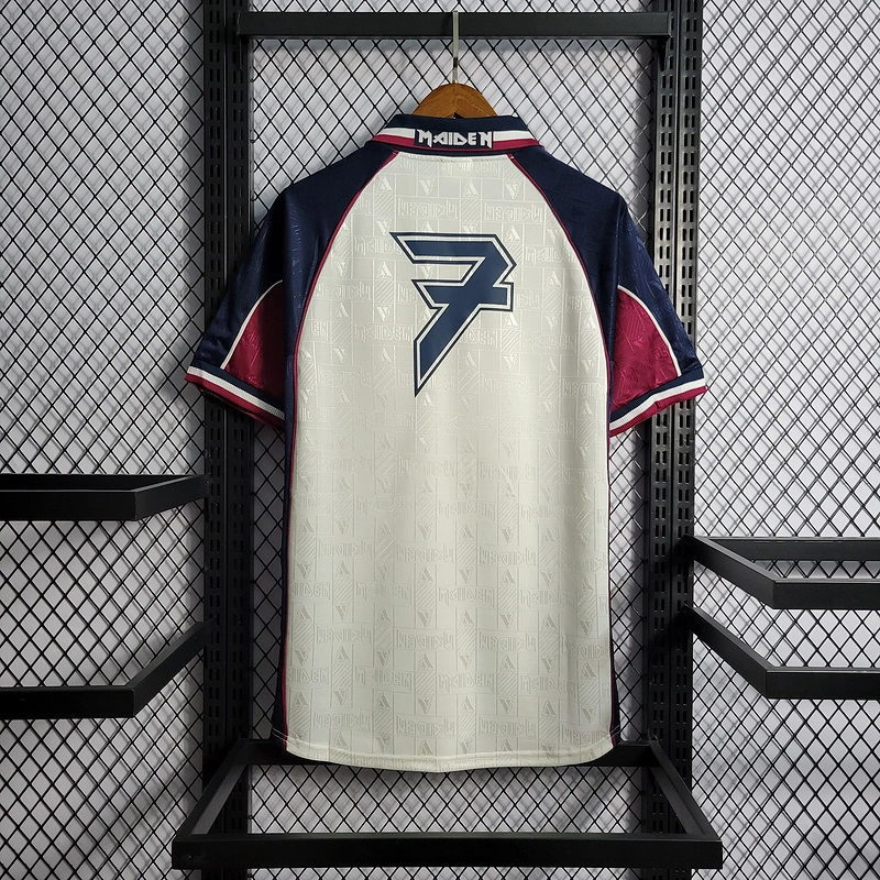 Retro 1999 West Ham Iron Maiden Away Football jersey retro