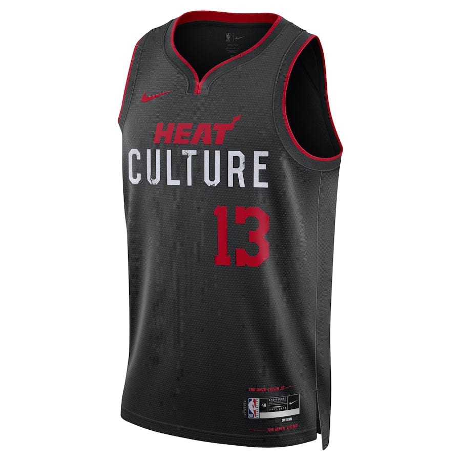 Bam Adebayo Miami Heat 2023-2024 season Jersey - Black - City Edition