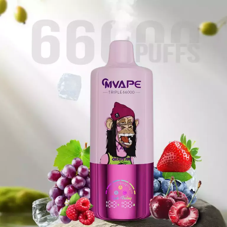 CRYSTAL MARY Pulse Triple 66000 66K Puffs Disposable Vapes 3in1 Taste