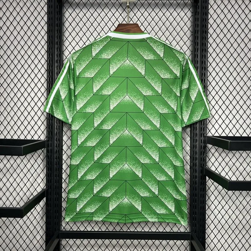 Retro 1990 Germany Away 9# VOLLER 10# MATTHAUS Football jersey retro