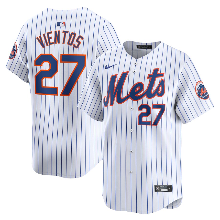 Mark Vientos New York Mets Home Limited Player Jersey White