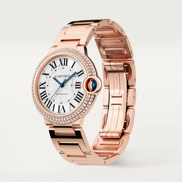 Cartier BALLON BLEU Diamond Rose Gold 36mm-9278
