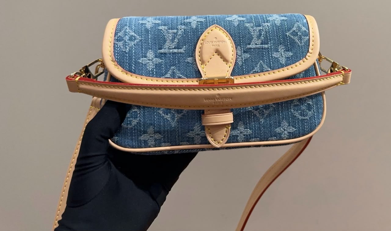 Louis Vuitton Diane Nano Bag Blue Denim 19cm M27700