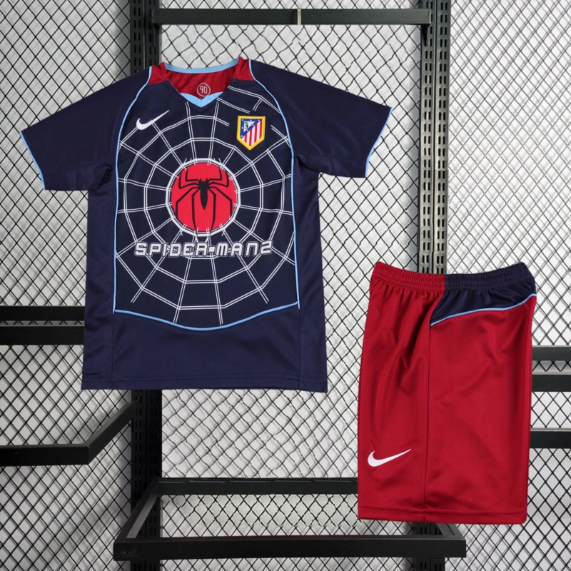 Retro KIDS 2004-05 KIDS Atletico Madrid away Football jersey retro
