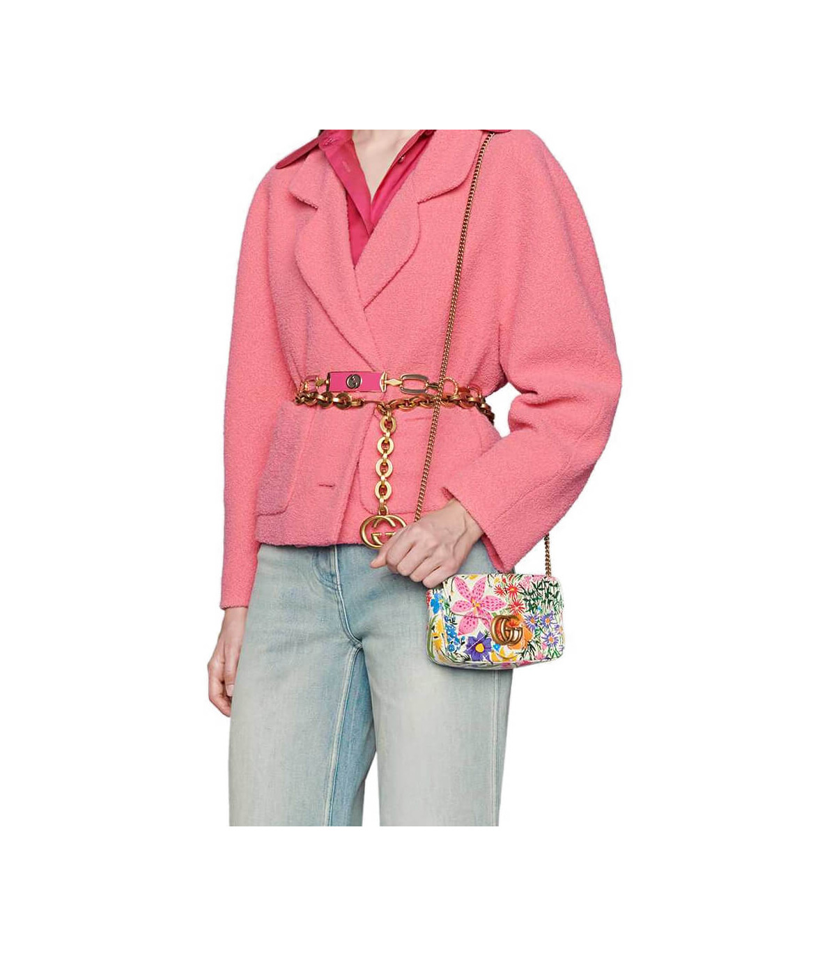 Gucci GG Marmont Ken Scott Print Super Mini Bag