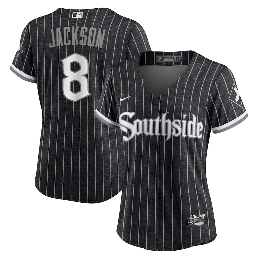 Bo Jackson Chicago White Sox Women's City Connect Player Jersey Black