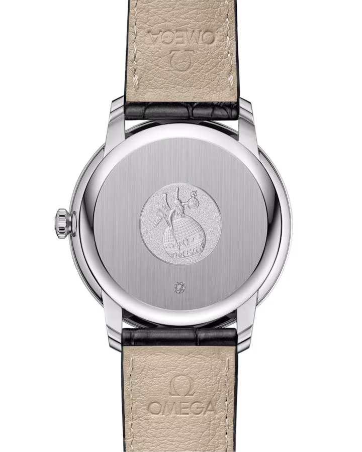 Omega De Ville Prestige 39.5 mm Black Dial Stainless Steel Strap 424.13.40.20.01.002