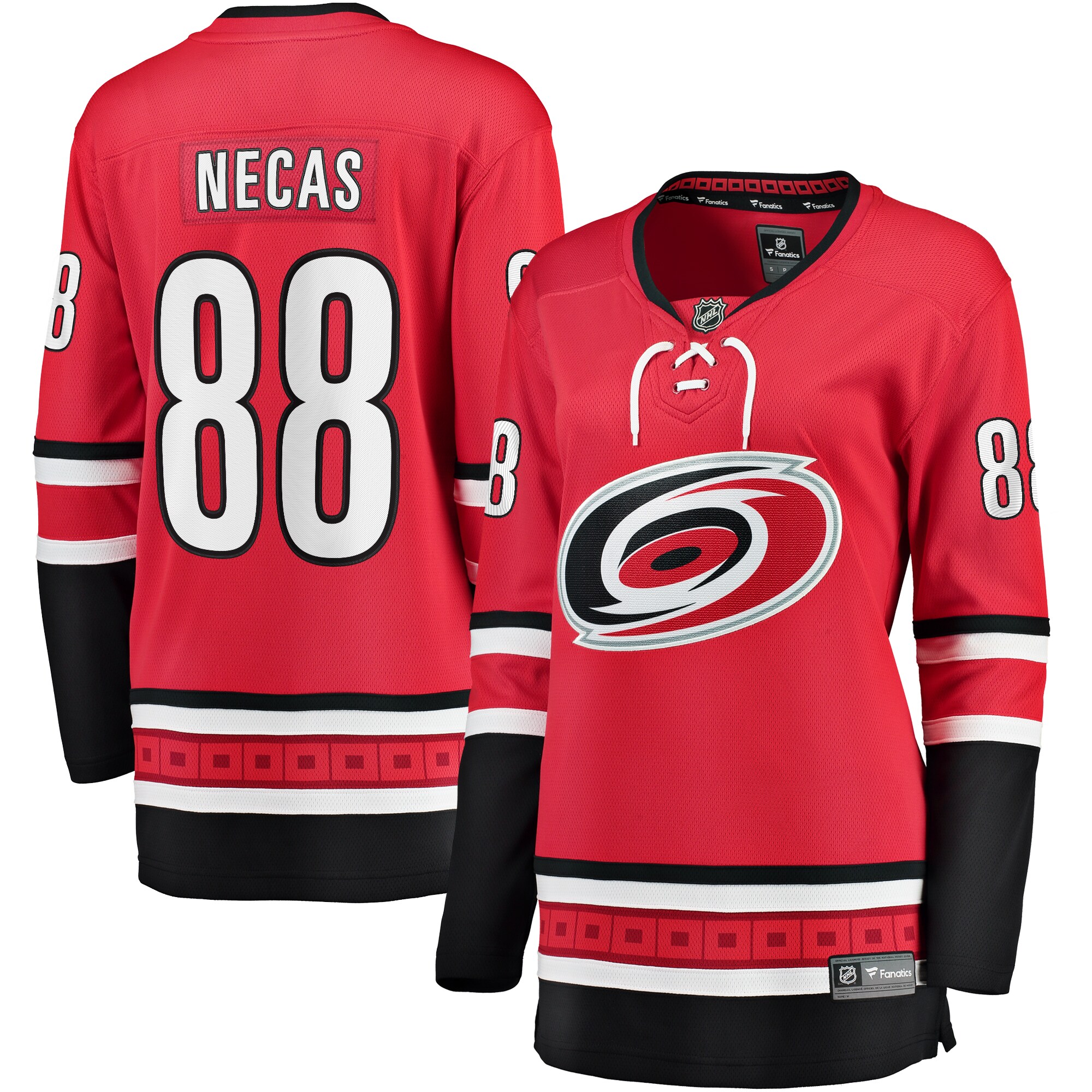Martin Necas Carolina Hurricanes Fanatics Women’s Alternate Breakaway Player Jersey – Red