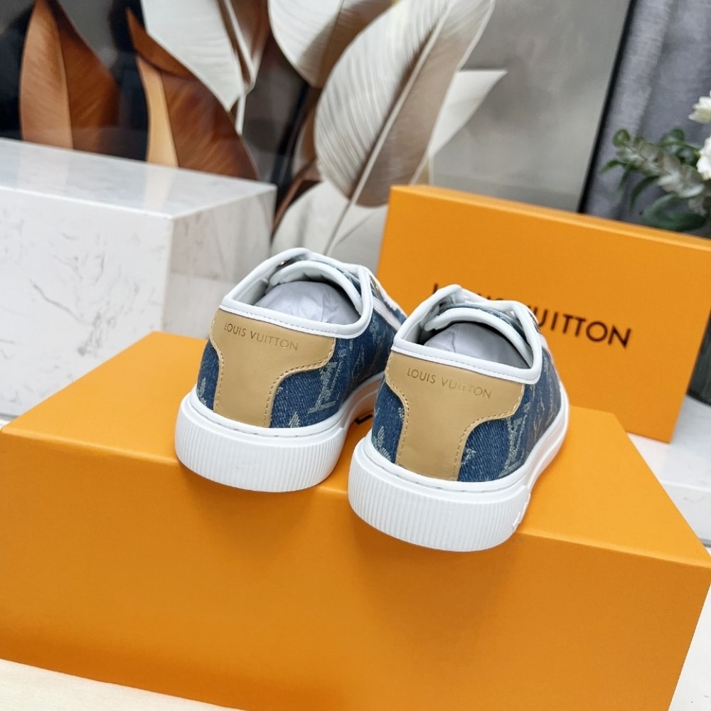 Louis Vuitton Lv Lagoon Sneaker Denim Blue 1Agyg4