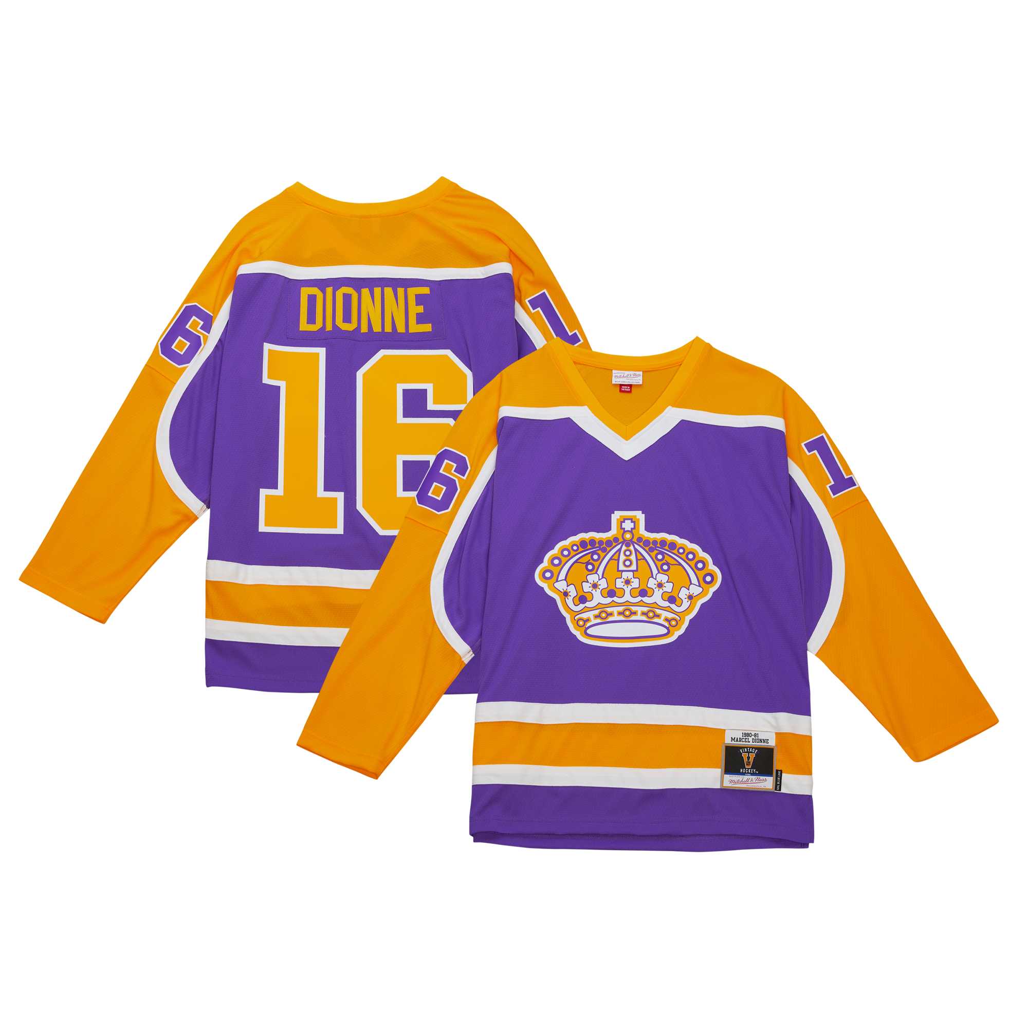 Marcel Dionne Los Angeles Kings Mitchell & Ness  1980/81 Blue Line Player Jersey – Purple