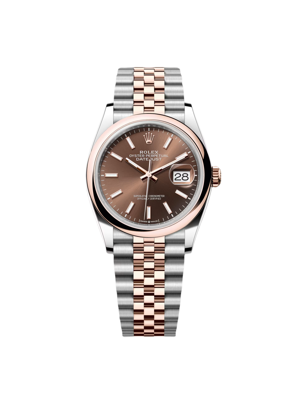 Rolex  Datejust 126201 Chocolate 36mm Dial