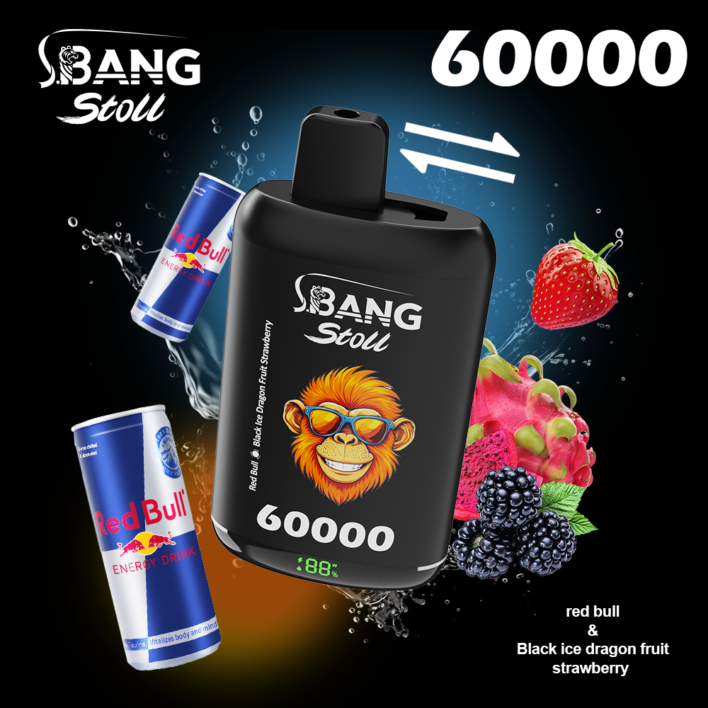 Țigară Electronică Bang Stoll 60.000 Pufuri (60K) 2-în-1 | Ecran LED & Aromă Dublă