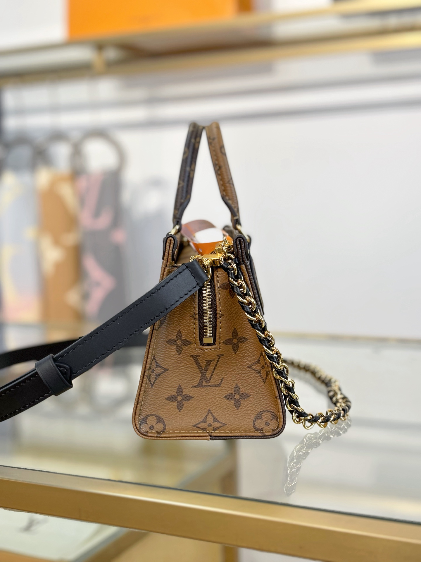 Louis Vuitton LV x TM OnTheGo East West Chain Bag ‘Black’ M14236 25cm/ 9.8in
