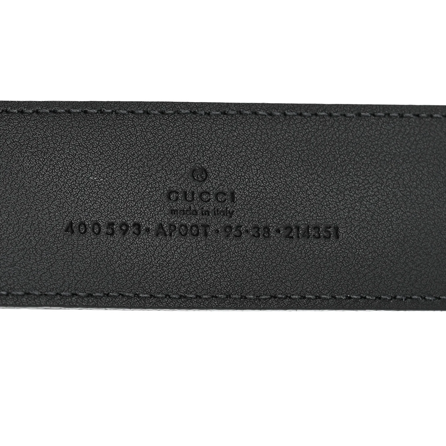 Calfskin Double G 40mm Belt 95 38 Black