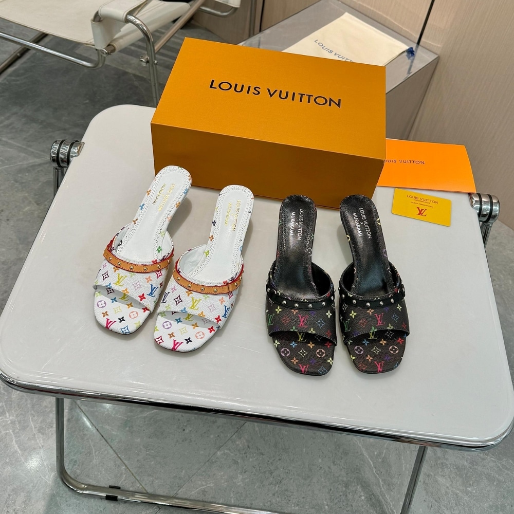 Louis Vuitton X Takashi Murakami 6am Mule White 1agwua