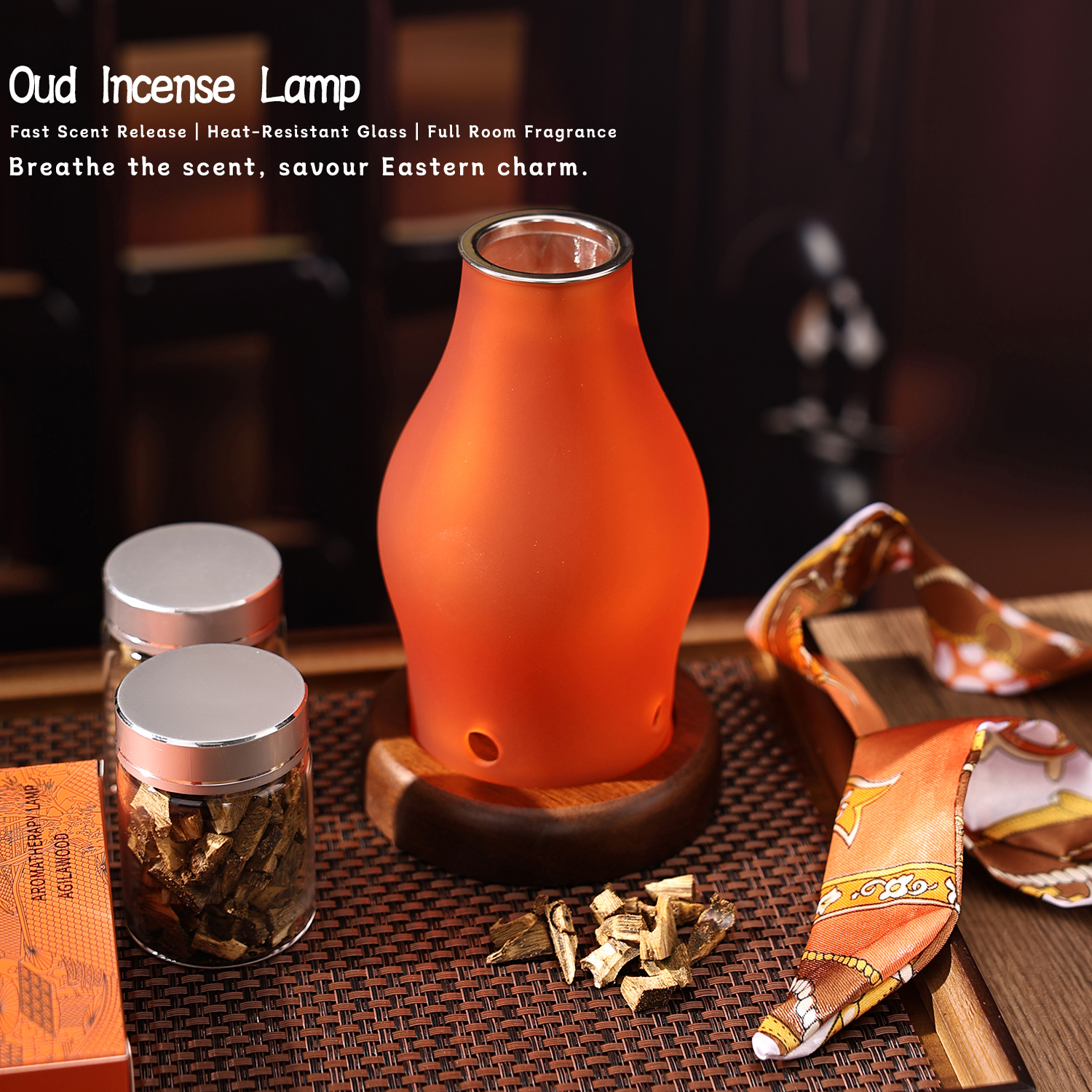 【Sinoscent Serenity Collection 】Aesthetic Mood Lantern Agarwood Aromatherapy Gift Set