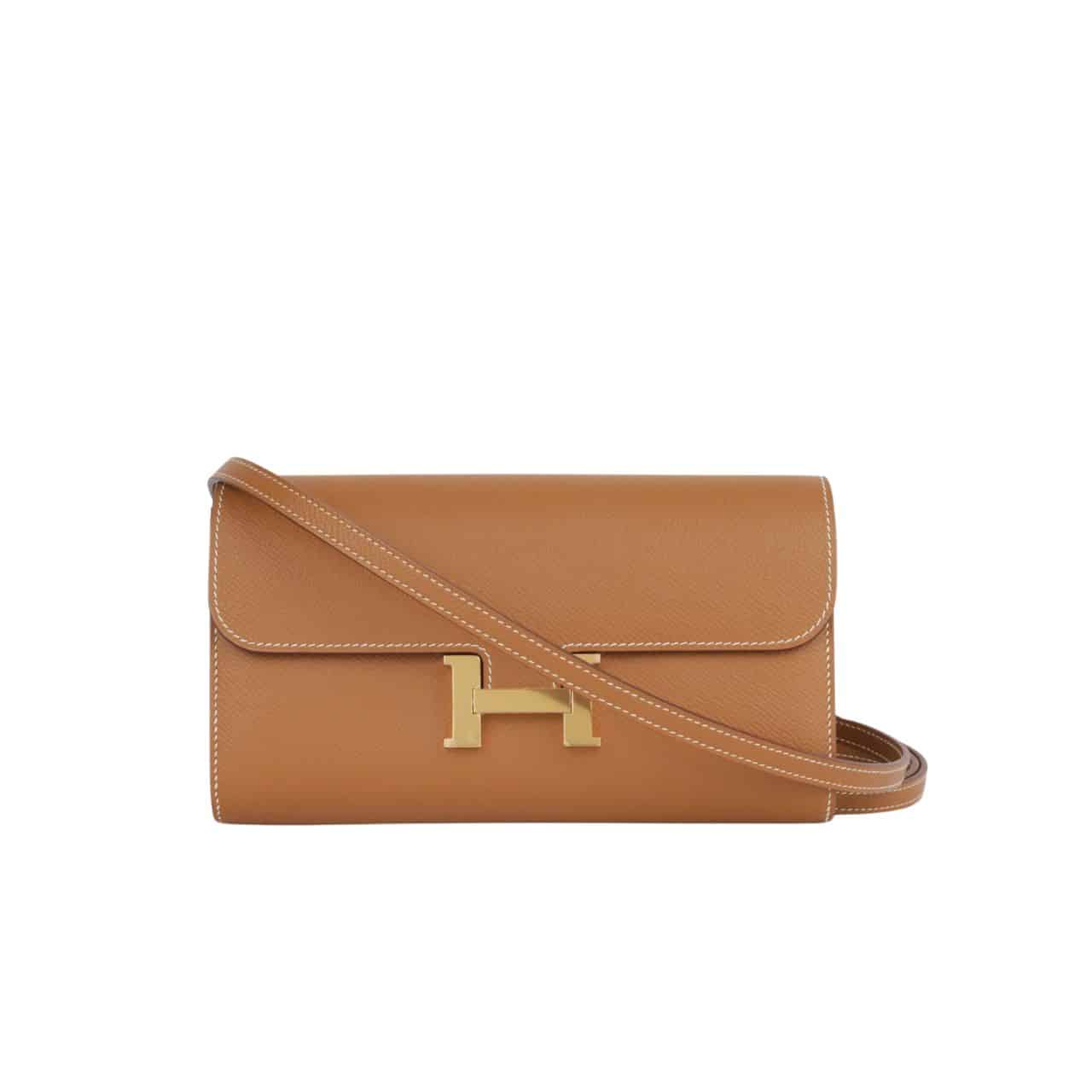 Hermes Constance Bag To Go Gold Epsom Gold Hardware 22Cm