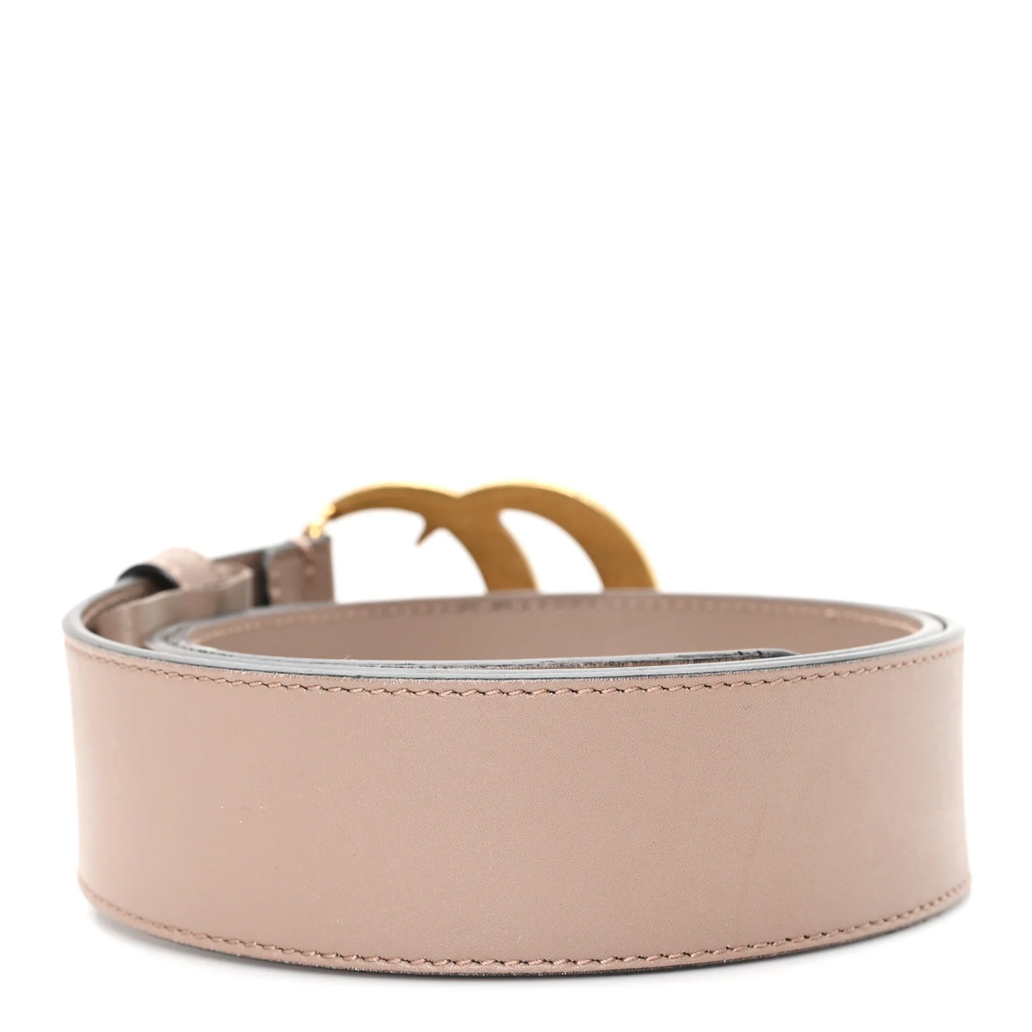 Calfskin Double G 40mm Belt 85 34 Porcelain Rose