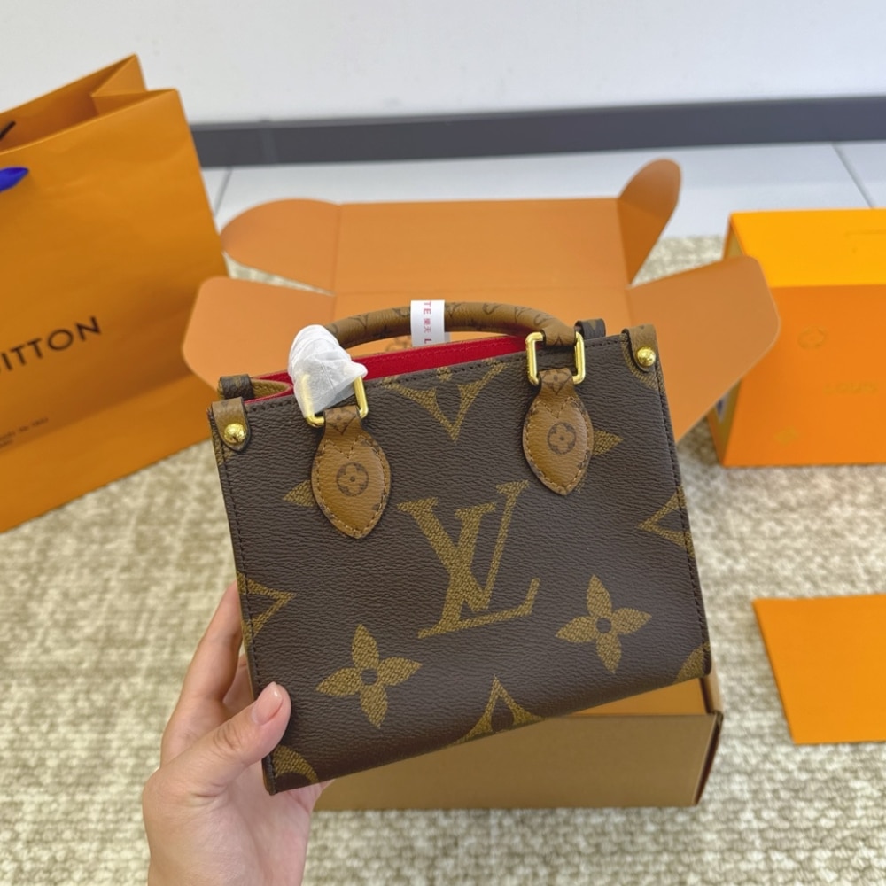 Louis Vuitton Onthego BB Bag Brown 18Cm M46839