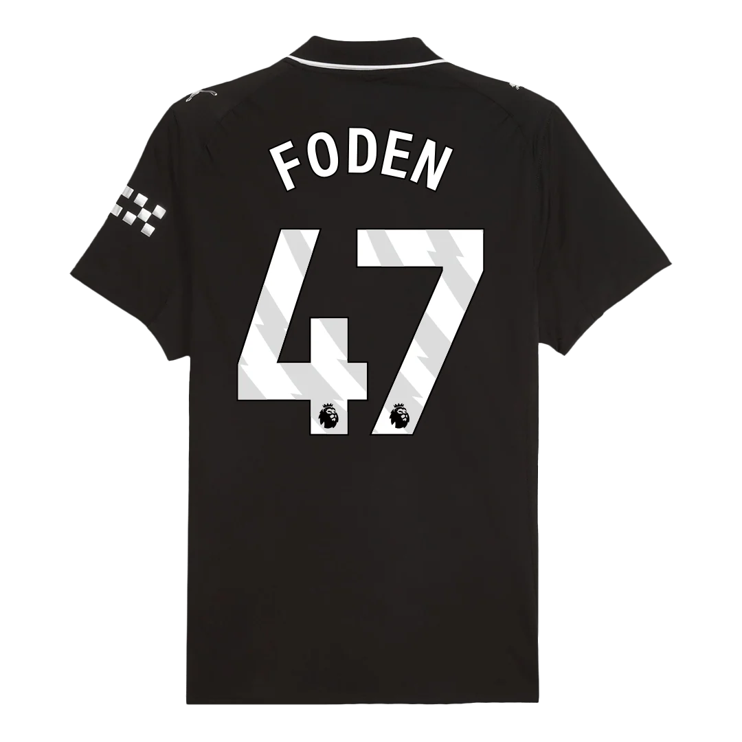 FODEN #47 Manchester City Away Player Version Soccer Jersey 2025/26