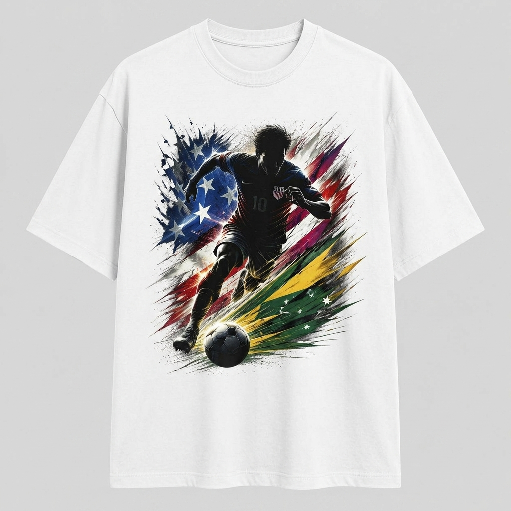 Unisex Loose Fit T-Shirt 100% Cotton Soft Comfortable Summer Casual Printed Top