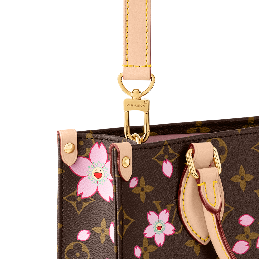 Louis Vuitton LV x Murakami OnTheGo PM Sakura Brown 25cm M13269