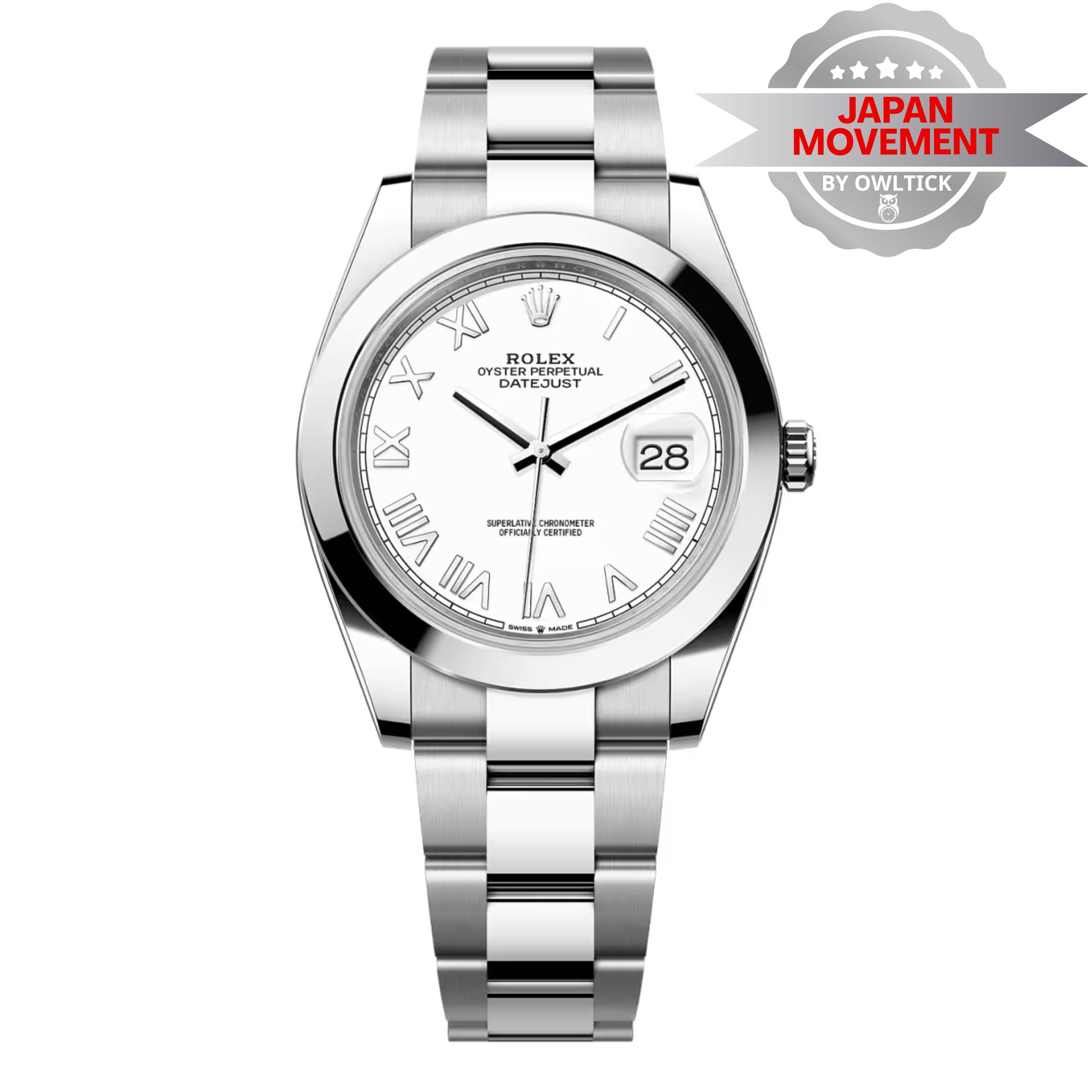 [Superclone] Rolex Datejust 41mm White Dial Oyster 126300