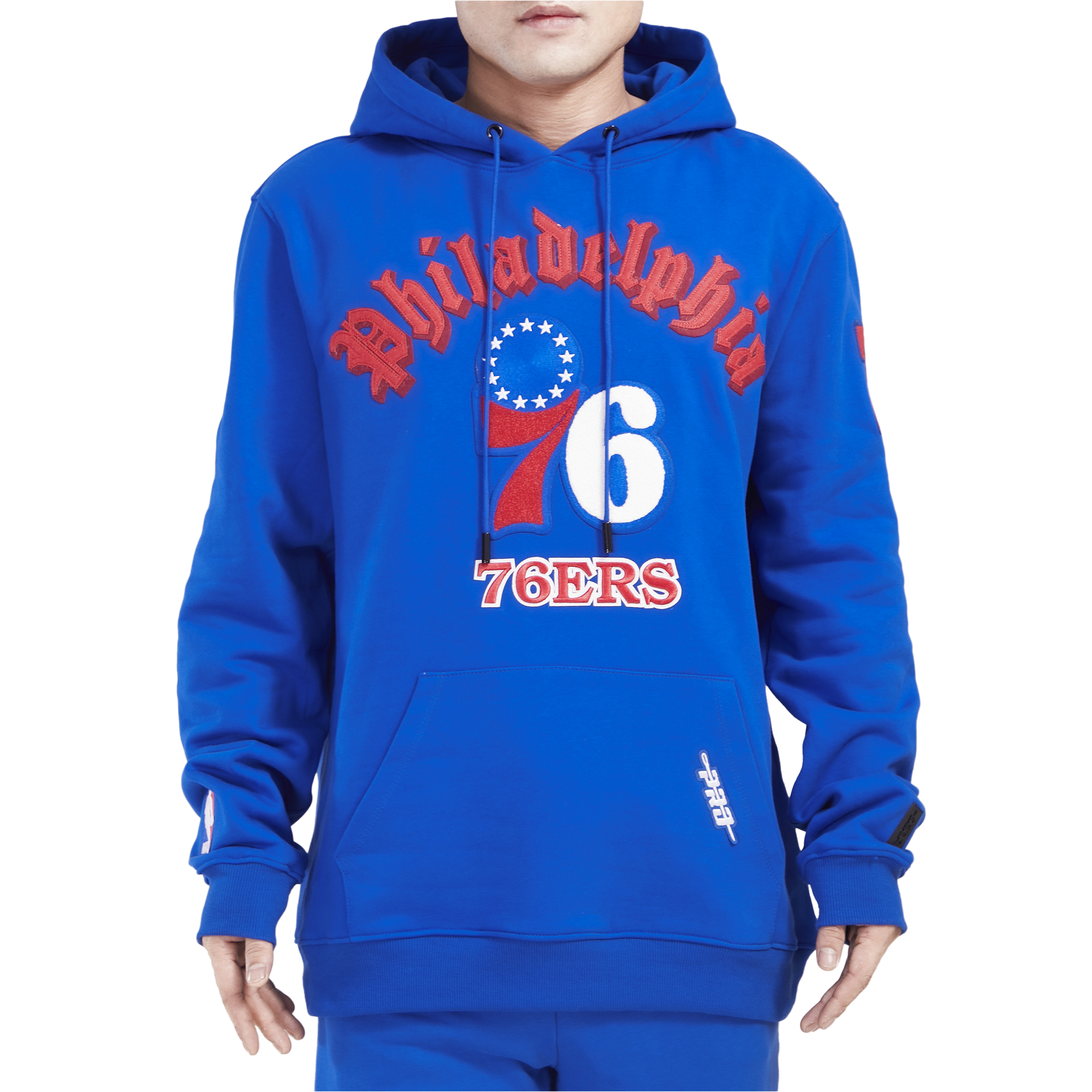 Pro Standard 76ERS OLD ENGLISH FLC PO HOODIE