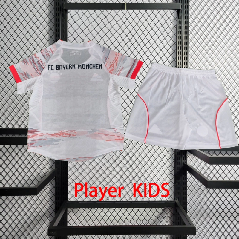 Player 2025-26 Bayern Munchen Away Kids football jersey Player KIDS