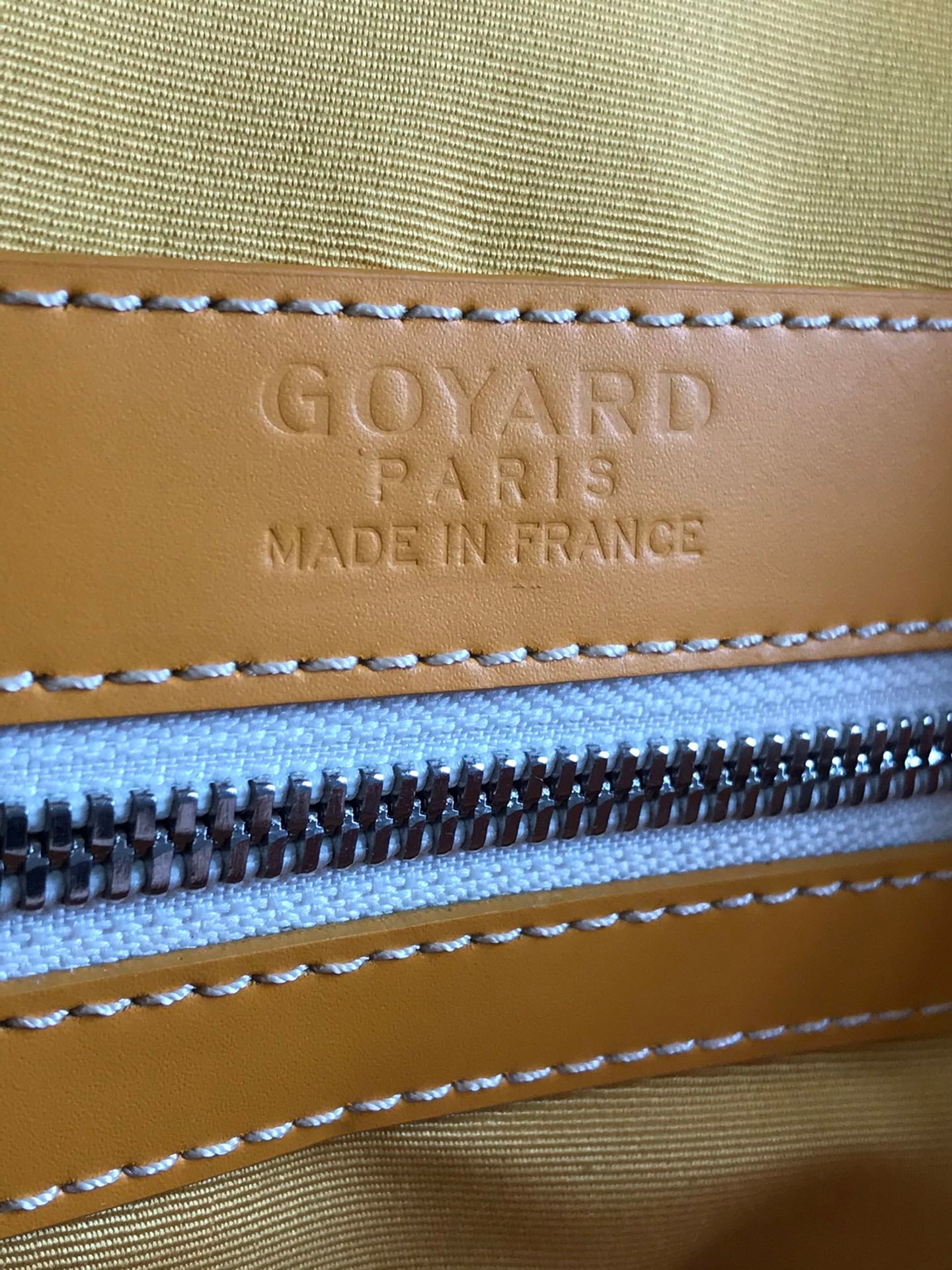 Goyard Boston 50cm Bag Yellow Goyardine Canvas And Calfskin Trim