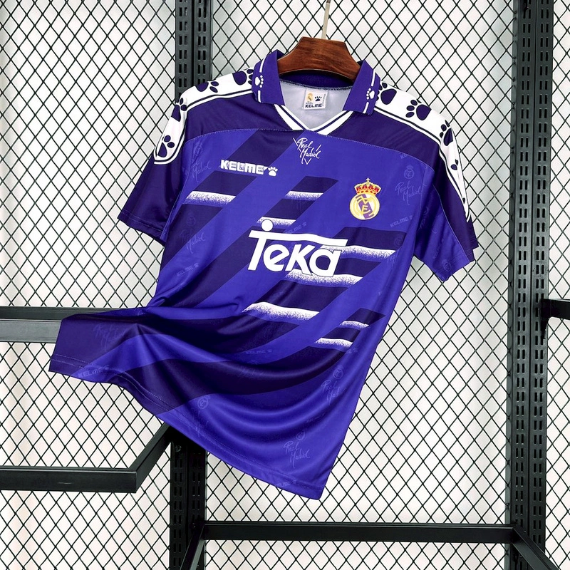 Retro 1994-96 Real Madrid away Football jersey retro