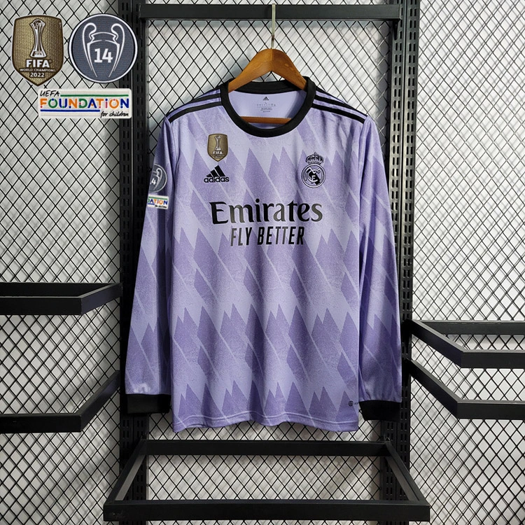 2022-23 Real Madrid Away Long Sleeve Benzema vini jr. KROOS MODRIC Football jersey