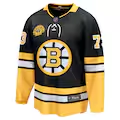 Men's Boston Bruins Charlie McAvoy Fanatics Black 100th Anniversary Premier Breakaway Player Jersey