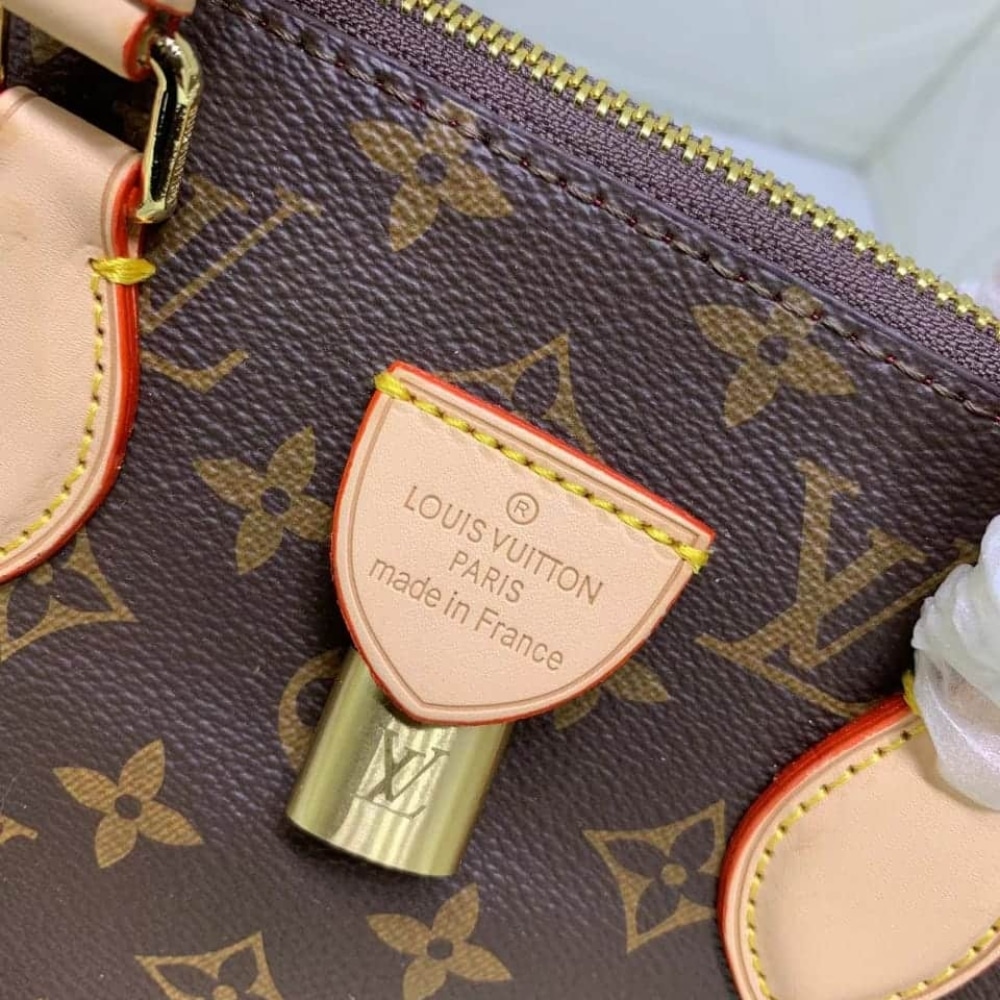 Louis Vuitton Rivoli PM Monogram Canvas Handle Bag Brown 25cm M44543