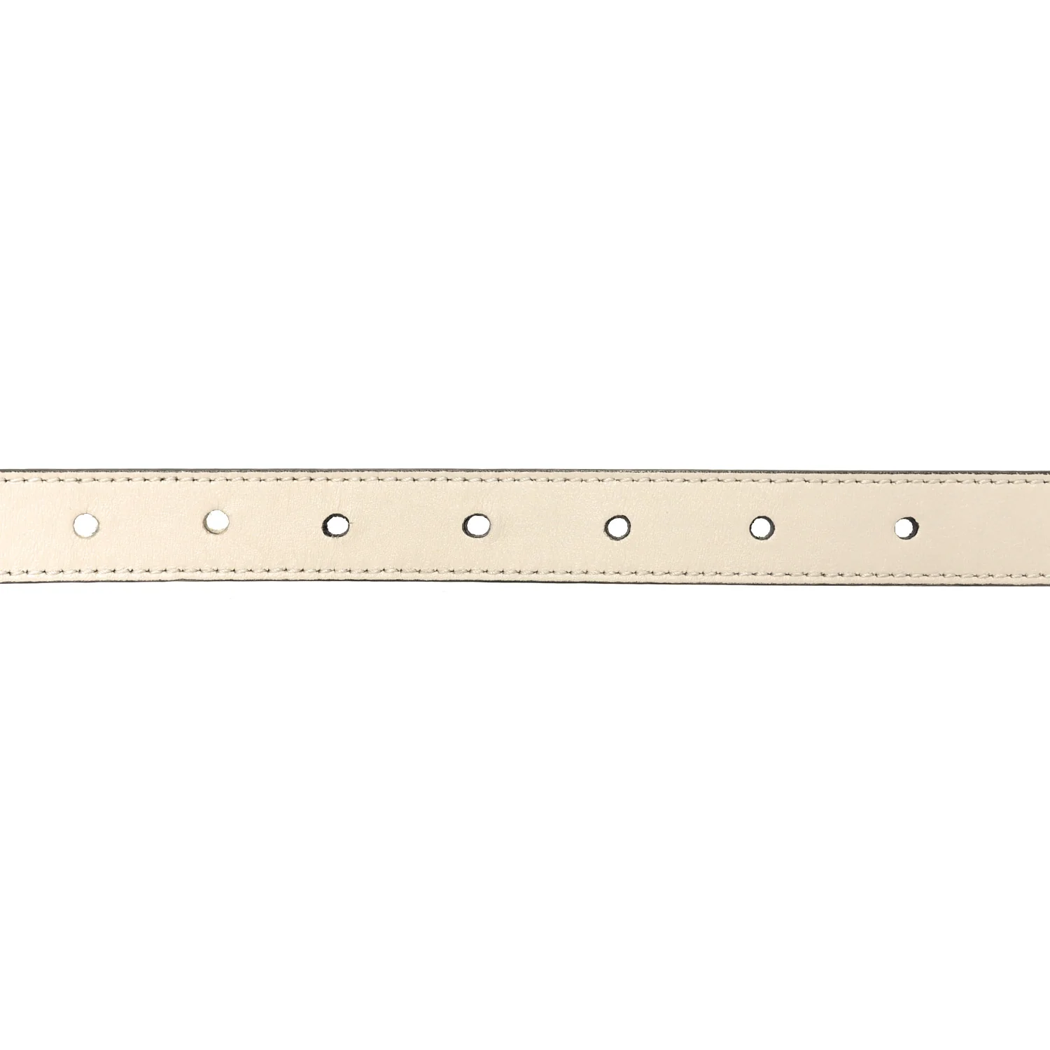 Calfskin Double G 20mm Belt 80 32 Mystic White