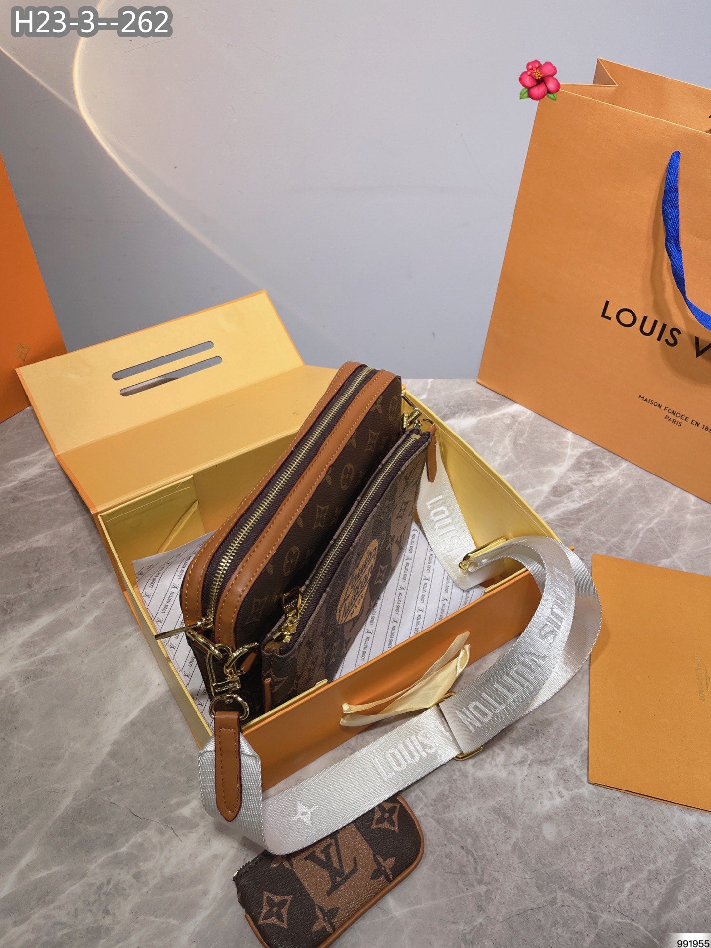 Louis Vuitton Trio Messenger Brown 25Cm M45965
