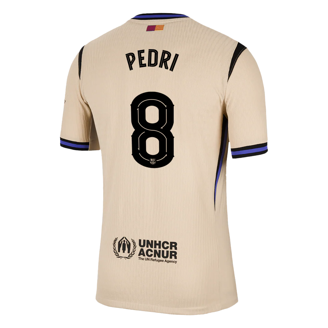 PEDRI #8 Barcelona Away Player Version Soccer Jersey 2025/26 - UCL