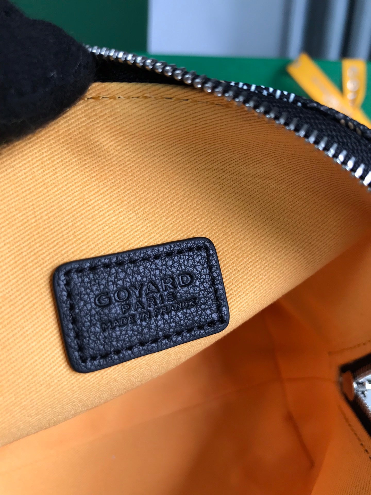 Goyard Vendôme Cosmetic Pouch 17 Cm Black Goyardine Canvas And Calfskin Trim