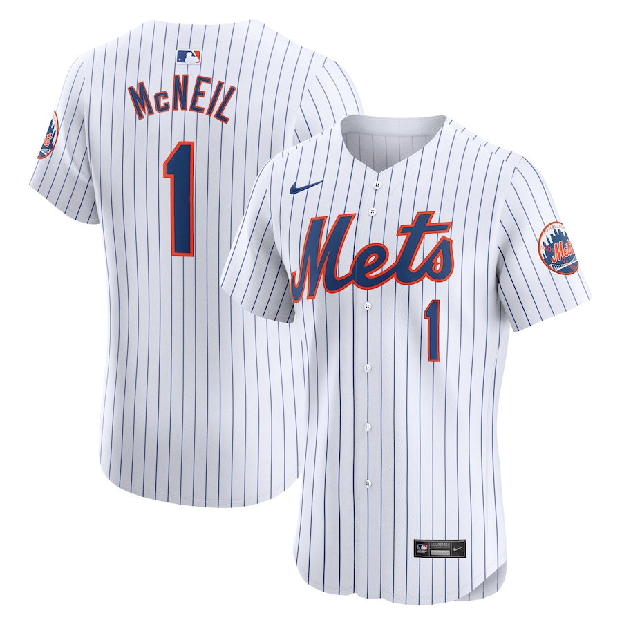 Jeff McNeil New York Mets Home Elite Player Jersey White