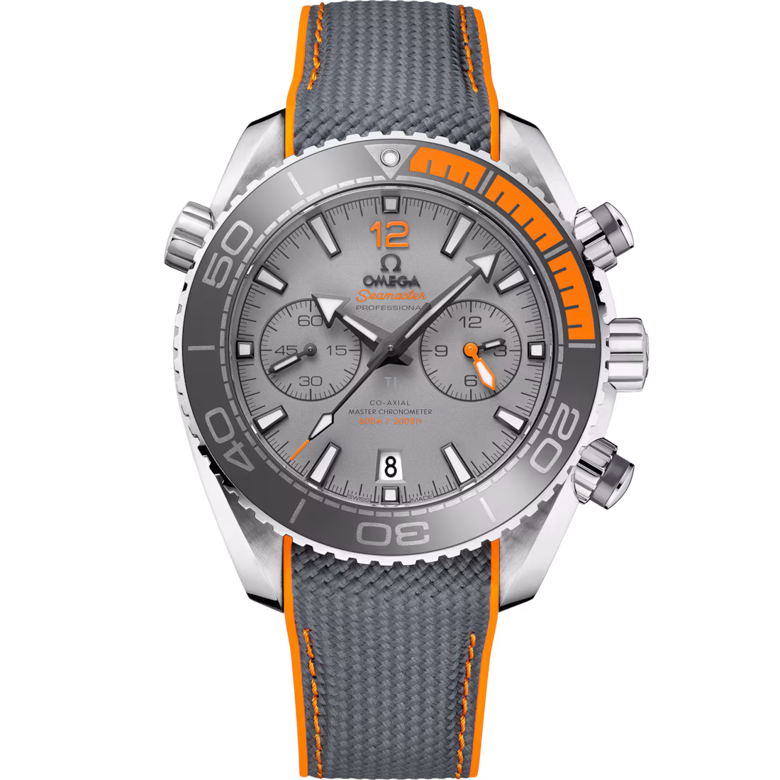 Omega Seamaster Planet Ocean 600M 45.5mm Grey Dial Titanium Strap 215.92.46.51.99.001
